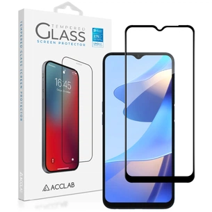 Скло захисне ACCLAB Full Glue Oppo A16 Black (1283126522024) зображення 1