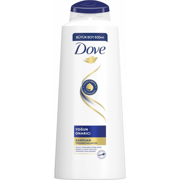 Шампунь Dove Hair Therapy Інтенсивне відновлення 600 мл (8690637937330) - изображение 1