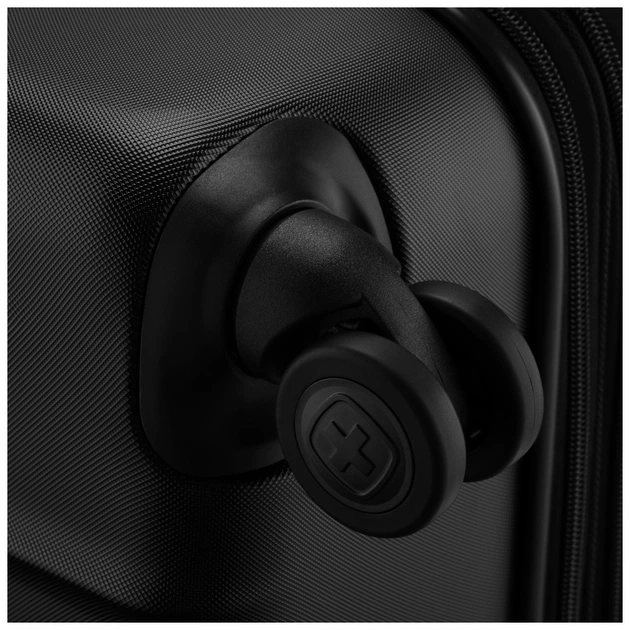 Валіза Wenger Oryson, мала, пластик, 4 колеса, чорна (653163) - зображення 9