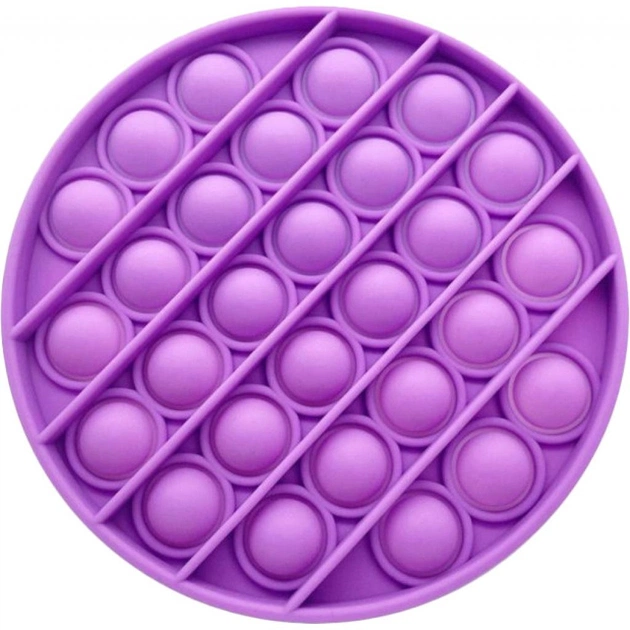 Антистрес Sibelly антистрес Pop It Mono Circle Violet (SB-PPIT-CRCL-VLT) - изображение 1