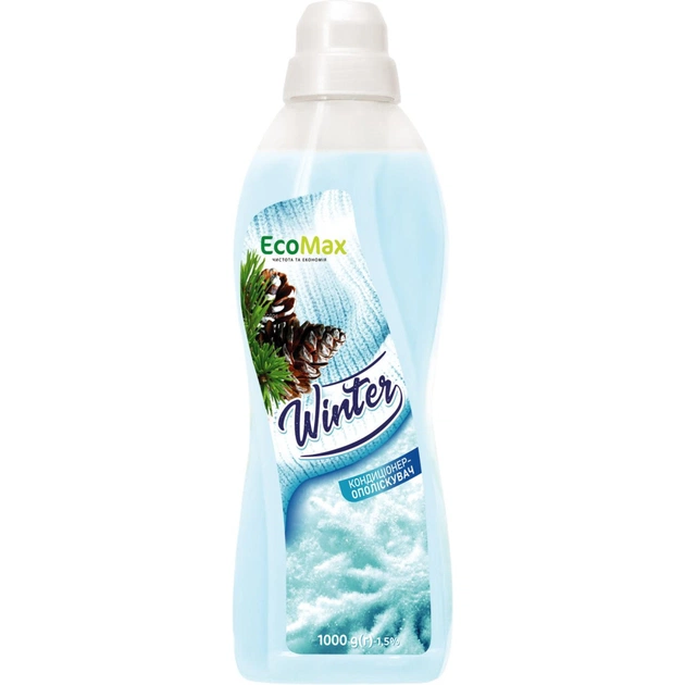Кондиціонер для білизни EcoMax Winter 1 кг (4820217131559) - зображення 1