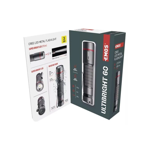 Ліхтар EMOS P3160 170Lm 1AAA Metal (P3160) - изображение 9