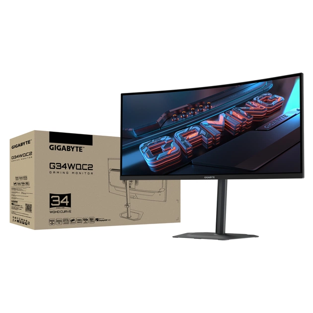 Монітор GIGABYTE G34WQC2 Gaming Monitor - зображення 7