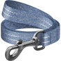 Повідець для собак WAUDOG Re-cotton світловідбивний L-XXL Ш 25 мм Д 150 см синій (401612) - зменшене зображення 1