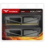 Модуль пам'яті для комп'ютера DDR4 16GB (2x8GB) 3000 MHz T-Force Vulcan Gray Team (TLGD416G3000HC16CDC01) - зменшене зображення 3
