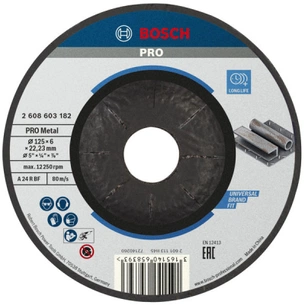 Круг зачистний Bosch обдирный, Standard for Metal 125х6мм (2.608.603.182) зображення 1