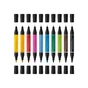Художественный маркер Faber-Castell двухсторонних Pitt Artist Pen Dual Marker, 10 цветов (32417) - уменьшенное изображение 4
