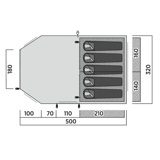 Намет Easy Camp Hamra 5 (120495) (931571) - picture 7
