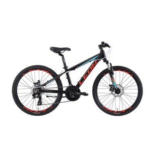 Велосипед Leon 26" SUPER JUNIOR AM DD рама-13" 2019 чорно-червоний з синім (OPS-LN-26-041) зображення 1