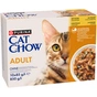 Вологий корм для кішок Purina Cat Chow Adult з куркою та цукіні 85 гх10 шт (7613036596879) - зменшене зображення 2