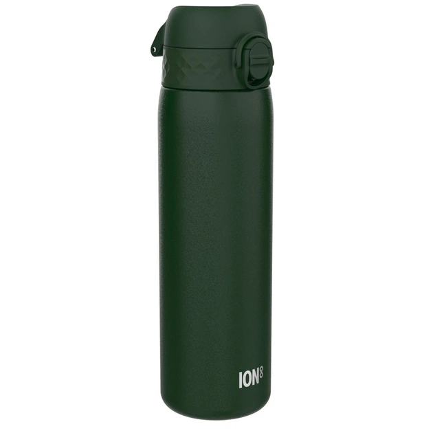 Пляшка для води ION8 OneTouch Stainless Steel 600 мл Dark Green (I8SS600DGRE) - зображення 1