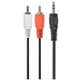 Аудіо-кабель Cablexpert 3.5 мм - 2хRCA (M/M), 2.5 м, Black (CCA-458-2.5M) - зменшене зображення 2