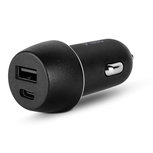 Автомобільний зарядний пристрій Ttec SmartCharger Duo USB-C/USB-A /30Вт Black (2CKS24S) зображення 1