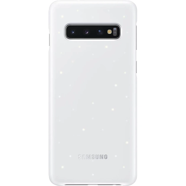Чохол-накладка Samsung LED Cover для Samsung Galaxy S10 SM-G973 White (EF-KG973CWEGRU) - зображення 1