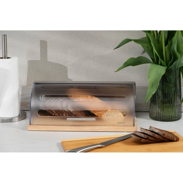 Хлібниця Ardesto Gemini 39х27х15см, дерево, пластик, нержавіюча сталь (AR0914GB) - picture 11