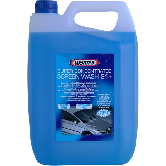 Омивач автомобільний WYNN'S зимовий SUPER CONCENTRATE SCREENWASH 21+ -70 5л (W77396) - зображення 1