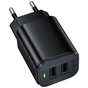 Зарядний пристрій BOROFONE BAS81A 2xUSB 10.5W black (6941991126628) - зменшене зображення 1