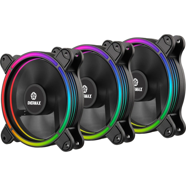 Кулер до корпусу Enermax T.B.RGB A.D.3 PACK (UCTBRGBA12P-BP3) - зображення 1