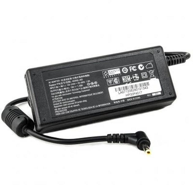 Блок питания к ноутбуку PowerPlant HP 220V, 30W, 19V, 1.58A (4.0*1.7mm) (HP30F4017) - изображение 1