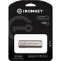 USB флеш накопичувач Kingston 128GB IronKey Locker Plus 50 AES Encrypted USB 3.2 (IKLP50/128GB) - зменшене зображення 5