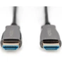 Кабель мультимедийный HDMI M to HDMI M 15m 4K AOC hybrid-fiber black Digitus (AK-330125-150-S) - уменьшенное изображение 2