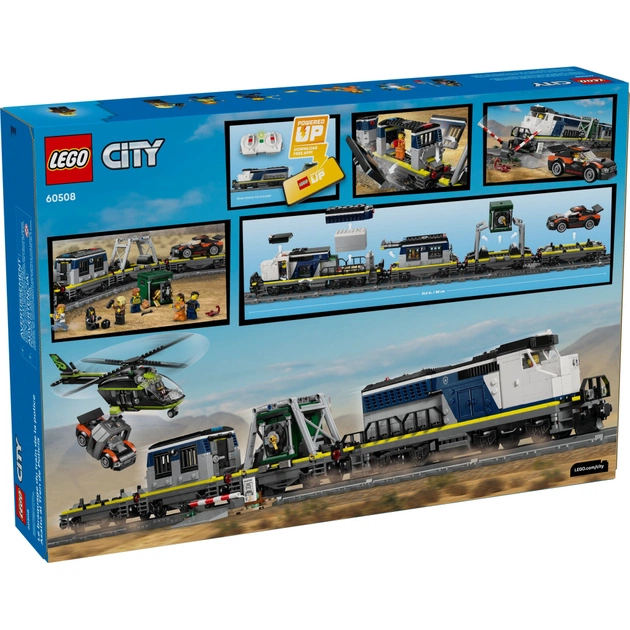 Конструктор LEGO City Пограбування поліцейського поїзда (60508) - picture 10