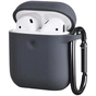 Чохол для навушників 2E для Apple AirPods Pure Color Silicone 3.0 мм Carbon Gray (2E-AIR-PODS-IBPCS-3-CGR) - зменшене зображення 2
