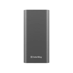 Батарея універсальна ColorWay 20 000 mAh PD/20W, QC/3.0, USB-C/Micro-USB/Lightning/USB-A max.22.5W Gray (CW-PB200LPH3GR-PDD) зображення 1