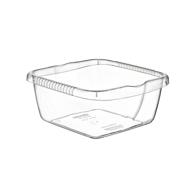 Таз Irak Plastik Квадратний Прозорий 15 л (5234) - picture 1