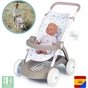 Коляска для ляльок Smoby Baby Nurse Прогулянка з кошиком Рожева пудра (254018) - зменшене зображення 2