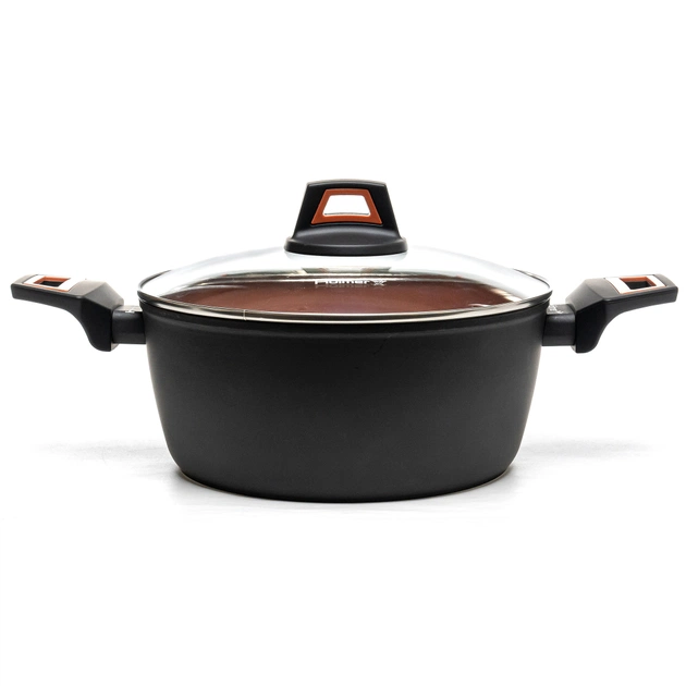 Каструля Hölmer кована з кришкою CR-1342-SBMCL Carrot 4,2 л (CR-1342-SBMCL Carrot) - зображення 1