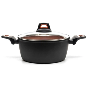 Каструля Hölmer кована з кришкою CR-1342-SBMCL Carrot 4,2 л (CR-1342-SBMCL Carrot) зображення 1