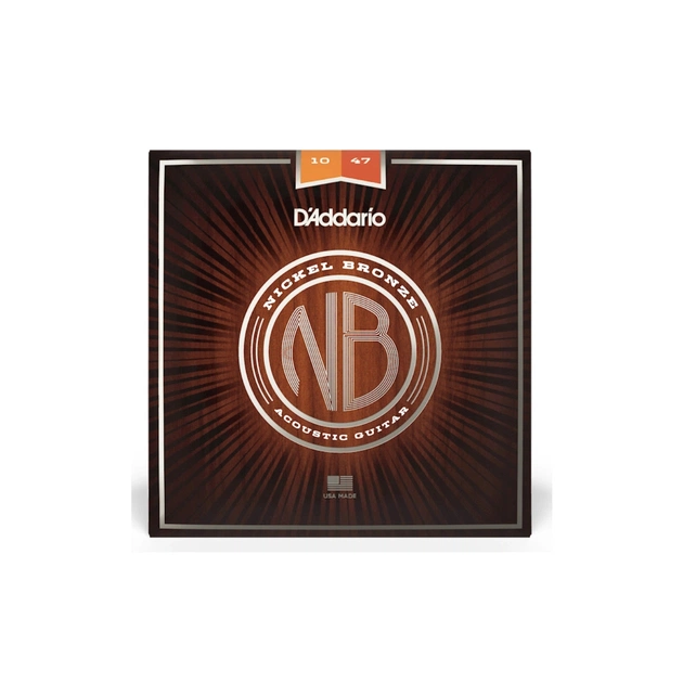 Струны для гитары D'Addario Nickel Bronze Extra Light (10-47) (NB1047) - изображение 1
