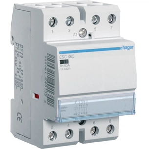 Автоматичний вимикач Hager 63 A 230V 2NO+2NC 3P (B) (ESC465) picture 1