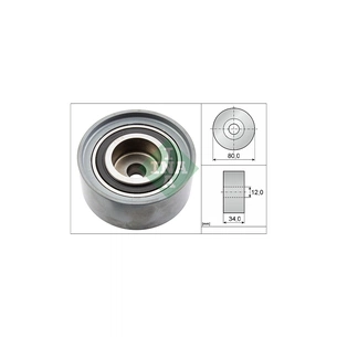 Ролик натягувача ременя INA 532 0527 10 зображення 1