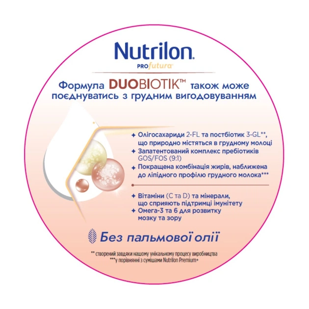 Дитяча суміш Nutrilon Profutura 3 для дітей від 12 до 24 місяців 800 г (8718117612109) - picture 3