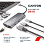 Порт-реплікатор Canyon 8-in-1 USB-C (CNS-TDS15) - зменшене зображення 2