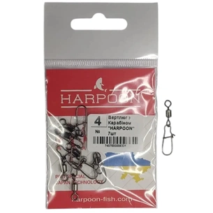 Вертлюг Harpoon з карабіном No.4 7шт (7407000009331) изображение 1