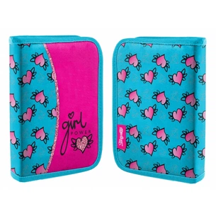 Пенал 1 вересня Heart HP-02 бірюзовий (532912) зображення 1