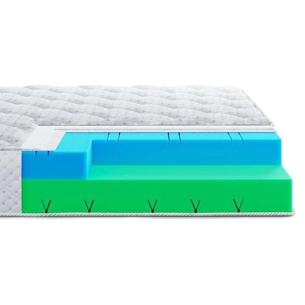 Матрац Highfoam Noble Argentum Moon, ортопедичний, двосторонній 80х190 см (4820001216868) - picture 2