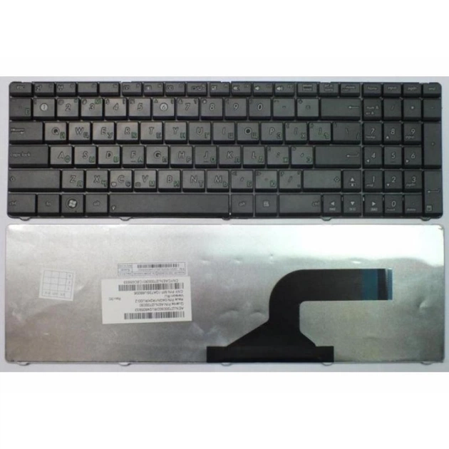 Клавіатура ноутбука ASUS G51/G53/K52/N50/X61/F50/W90 черная RU New Design (A43681) - зображення 1