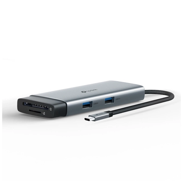 Концентратор TP-Link USB-C 7-in-1 3xUSB + HDMI + SD/TF + USB-C PD100W (UH7021C) - picture 3