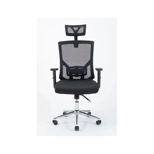 Офісне крісло Richman Роджер Хром сітка чорна (ADD0002376) зображення 1