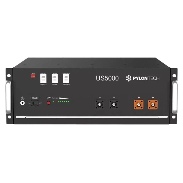 Батарея LiFePo4 PYLONTECH 48V - 100Ah (4800Wh) (US5000) - зображення 1