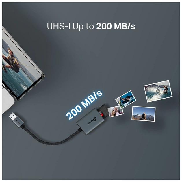 Зчитувач флеш-карт TP-Link USB 2.0 to SD/TF (UA430) - picture 11