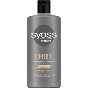 Шампунь Syoss Men Control для нормального та сухого волосся 440 мл (9000101277357) зображення 1