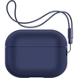 Чохол для навушників Armorstandart Silicone Case with straps для Apple Airpods Pro 2 Dark Blue (ARM68609) - зменшене зображення 1