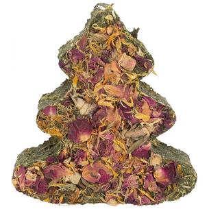 Ласощі для гризунів Trixie Різдвяна "Ялинка" морква, квіти, петрушка 90 г (4011905927824) зображення 1