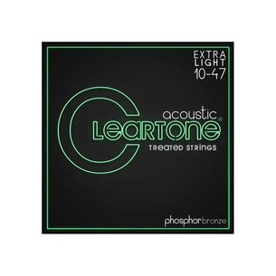 Струни для гітари Cleartone Acoustic Phosphor Bronze Ultra Light (10-47) (7410) зображення 1