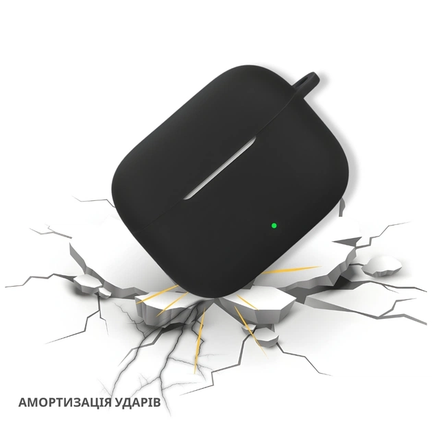 Чохол для навушників BeCover для OPPO Enco Buds 3 Pro Black (714837) - picture 3